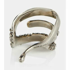 Alexander McQueen Crystal-embellished Single Ear Cuff