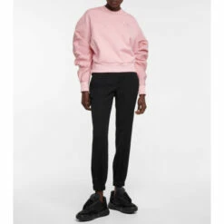 Alexander McQueen Puffy Suede-trimmed Sneakers