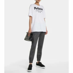 Alexander McQueen Sales Store 24 Alexander McQueen Oversized Crystal-embellished Sneakers