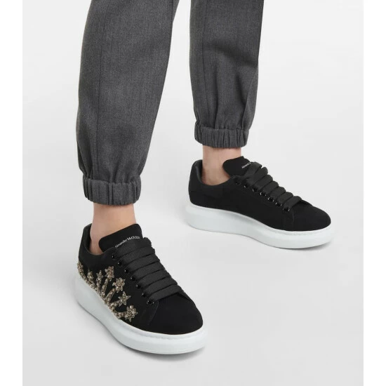 Alexander McQueen Oversized Crystal-embellished Sneakers 3 Alexander McQueen Oversized Crystal-embellished Sneakers - Image 3