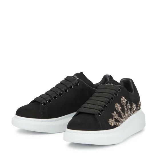Alexander McQueen Oversized Crystal-embellished Sneakers 4 Alexander McQueen Oversized Crystal-embellished Sneakers - Image 4