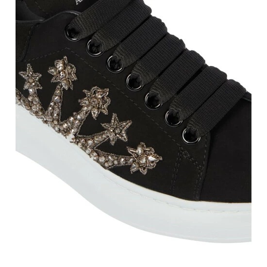 Alexander McQueen Oversized Crystal-embellished Sneakers 5 Alexander McQueen Oversized Crystal-embellished Sneakers - Image 5