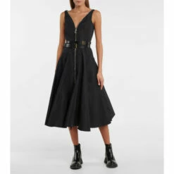 Alexander McQueen Technical Zip-through Midi Dress