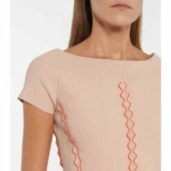 Alexander McQueen Off-shoulder Midi Dress -Alexander McQueen Sales Store unnamed file 2068