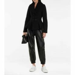 Alexander McQueen Wool-blend Peplum Jacket