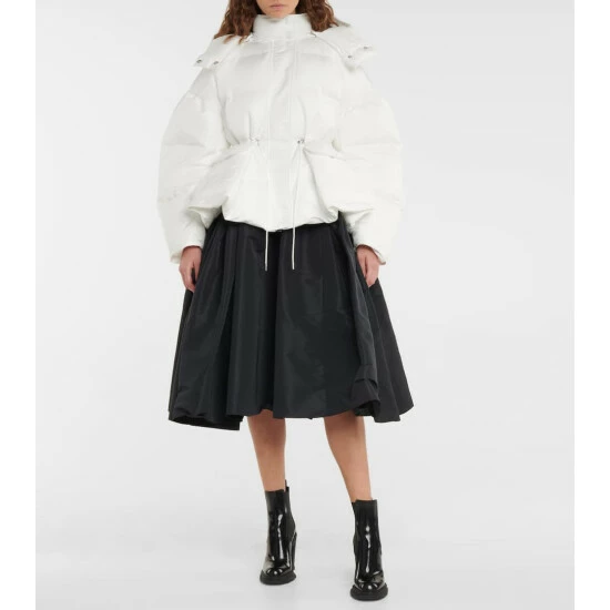 Alexander McQueen Peplum Puffer Jacket 1 Alexander McQueen Peplum Puffer Jacket