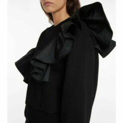 Alexander McQueen Ruffled-trimmed Sweatshirt 6 Alexander McQueen Ruffled-trimmed Sweatshirt -Alexander McQueen Sales Store unnamed file 2164