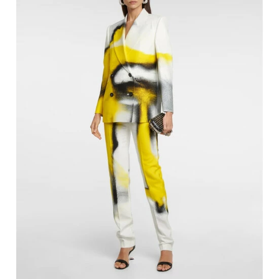 Alexander McQueen High-waisted Cigarette Pants 1 Alexander McQueen High-waisted Cigarette Pants