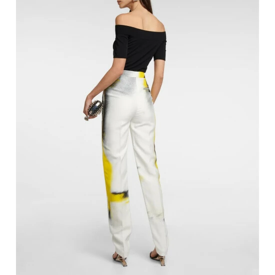 Alexander McQueen High-waisted Cigarette Pants 2 Alexander McQueen High-waisted Cigarette Pants - Image 2