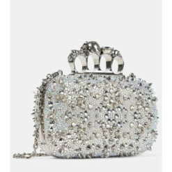Alexander McQueen Skull Four Ring Embellished Clutch -Alexander McQueen Sales Store unnamed file 2179
