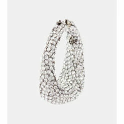 Alexander McQueen Crystal-embellished Hoop Earrings -Alexander McQueen Sales Store unnamed file 2191