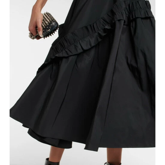 Alexander McQueen One-shoulder Midi Dress 4 Alexander McQueen One-shoulder Midi Dress - Image 4