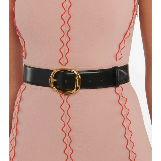 Alexander McQueen Molten Leather Belt 1 Alexander McQueen Molten Leather Belt