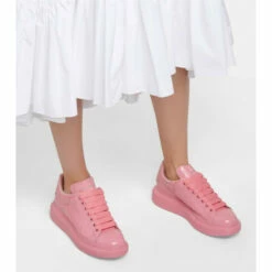 Alexander McQueen Oversized Patent Leather Sneakers -Alexander McQueen Sales Store unnamed file 2239