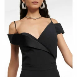 Alexander McQueen Off-shoulder Crêpe Gown 5 Alexander McQueen Off-shoulder Crêpe Gown -Alexander McQueen Sales Store unnamed file 225