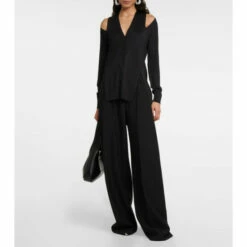 Alexander McQueen Sales Store 32 Alexander McQueen Cutout Silk-blend Cardigan