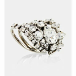 Alexander McQueen Crystal-embellished Ring -Alexander McQueen Sales Store unnamed file 2270