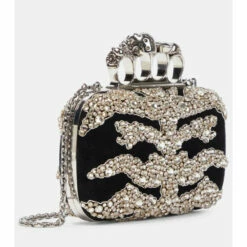 Alexander McQueen Four Ring Embellished Clutch 7 Alexander McQueen Four Ring Embellished Clutch -Alexander McQueen Sales Store unnamed file 2281