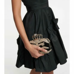 Alexander McQueen Four Ring Embellished Clutch 9 Alexander McQueen Four Ring Embellished Clutch -Alexander McQueen Sales Store unnamed file 2283