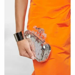 Alexander McQueen Sales Store 51 Alexander McQueen Four Ring Embellished Clutch