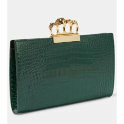 Alexander McQueen Four Rings Jeweled Leather Clutch 7 Alexander McQueen Four Rings Jeweled Leather Clutch -Alexander McQueen Sales Store unnamed file 2323