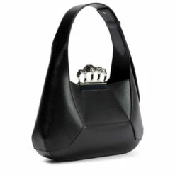 Alexander McQueen Four Ring Leather Shoulder Bag -Alexander McQueen Sales Store unnamed file 233