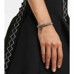 Alexander McQueen Sales Store 45 Alexander McQueen Embellished Pavé Bracelet