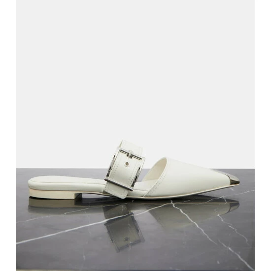 Alexander McQueen Punk Leather Mules 5 Alexander McQueen Punk Leather Mules - Image 5