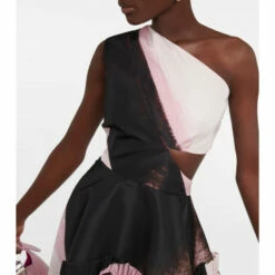 Alexander McQueen One-shoulder Midi Dress -Alexander McQueen Sales Store unnamed file 262