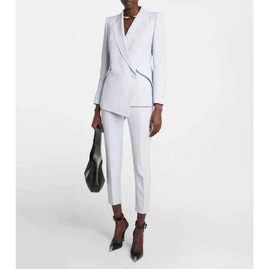 Alexander McQueen High-rise Cropped Pants 1 Alexander McQueen High-rise Cropped Pants