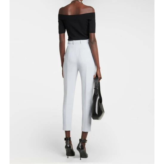 Alexander McQueen High-rise Cropped Pants 2 Alexander McQueen High-rise Cropped Pants - Image 2
