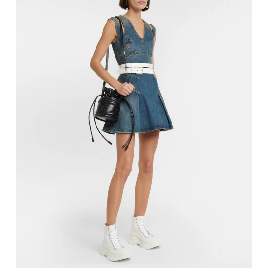 Alexander McQueen Tread Slick Canvas Boots 1 Alexander McQueen Tread Slick Canvas Boots