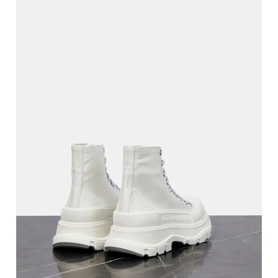 Alexander McQueen Tread Slick Canvas Boots 2 Alexander McQueen Tread Slick Canvas Boots - Image 2