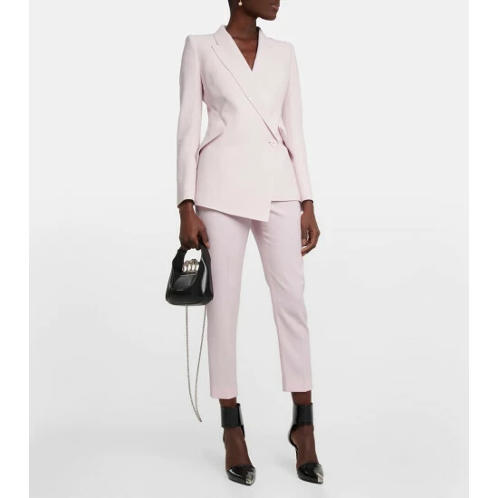 Alexander McQueen High-waist Virgin Wool Pants 1 Alexander McQueen High-waist Virgin Wool Pants