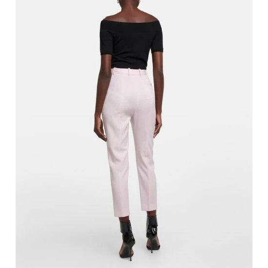 Alexander McQueen High-waist Virgin Wool Pants 2 Alexander McQueen High-waist Virgin Wool Pants - Image 2
