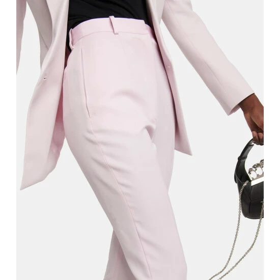 Alexander McQueen High-waist Virgin Wool Pants 3 Alexander McQueen High-waist Virgin Wool Pants - Image 3