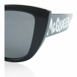 Alexander McQueen Logo Cat-eye Sunglasses