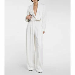 Alexander McQueen Wide-leg Wool Pants