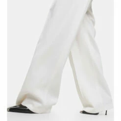 Alexander McQueen Wide-leg Wool Pants -Alexander McQueen Sales Store unnamed file 434