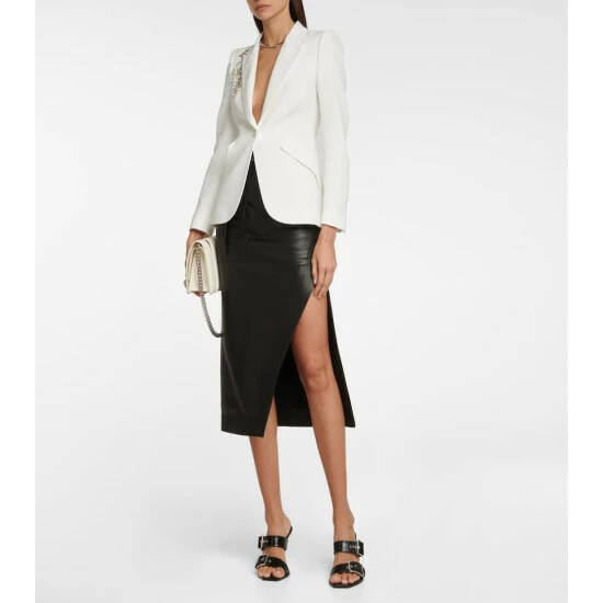 Alexander McQueen Astral Jewel Crêpe Blazer 1 Alexander McQueen Astral Jewel Crêpe Blazer