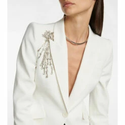 Alexander McQueen Astral Jewel Crêpe Blazer 5 Alexander McQueen Astral Jewel Crêpe Blazer -Alexander McQueen Sales Store unnamed file 449