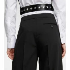 Alexander McQueen Wool Wide-leg Pants -Alexander McQueen Sales Store unnamed file 466