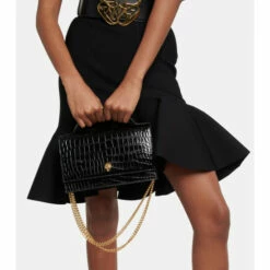 Alexander McQueen Skull Medium Leather Shoulder Bag