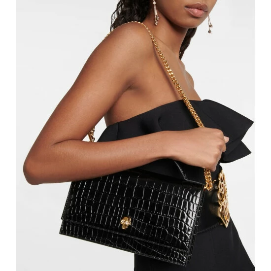 Alexander McQueen Skull Medium Leather Shoulder Bag 5 Alexander McQueen Skull Medium Leather Shoulder Bag - Image 5