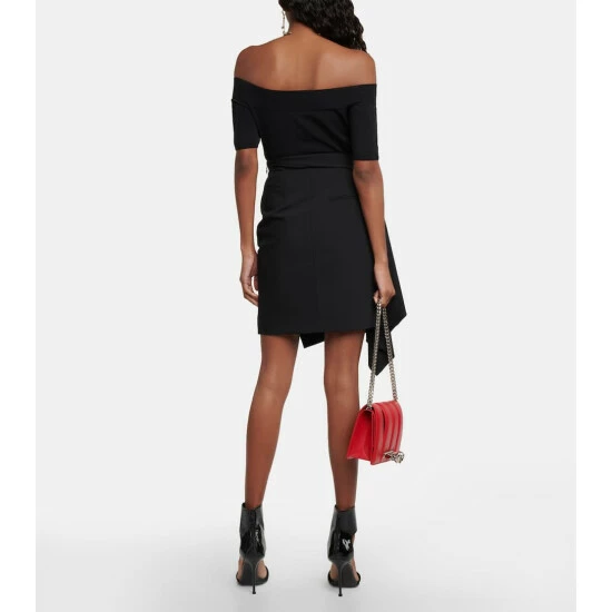 Alexander McQueen Deconstructed Wool Miniskirt 2 Alexander McQueen Deconstructed Wool Miniskirt - Image 2