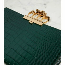 Alexander McQueen Four Ring Embellished Clutch -Alexander McQueen Sales Store unnamed file 49