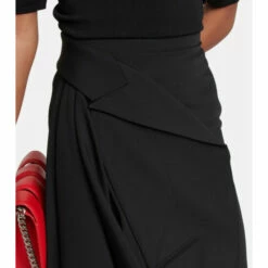 Alexander McQueen Deconstructed Wool Miniskirt 6 Alexander McQueen Deconstructed Wool Miniskirt -Alexander McQueen Sales Store unnamed file 490