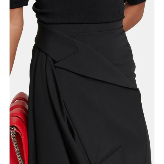 Alexander McQueen Deconstructed Wool Miniskirt 3 Alexander McQueen Deconstructed Wool Miniskirt - Image 3