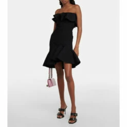 Alexander McQueen Ruffle-trimmed Minidress