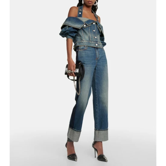 Alexander McQueen Jewelled Satchel Mini Leather Crossbody Bag 4 Alexander McQueen Jewelled Satchel Mini Leather Crossbody Bag - Image 4